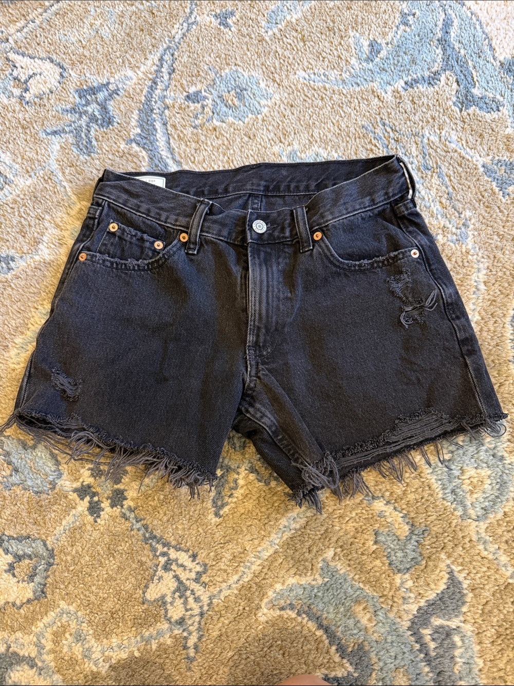 GAP Black Denim Shorts - size 24